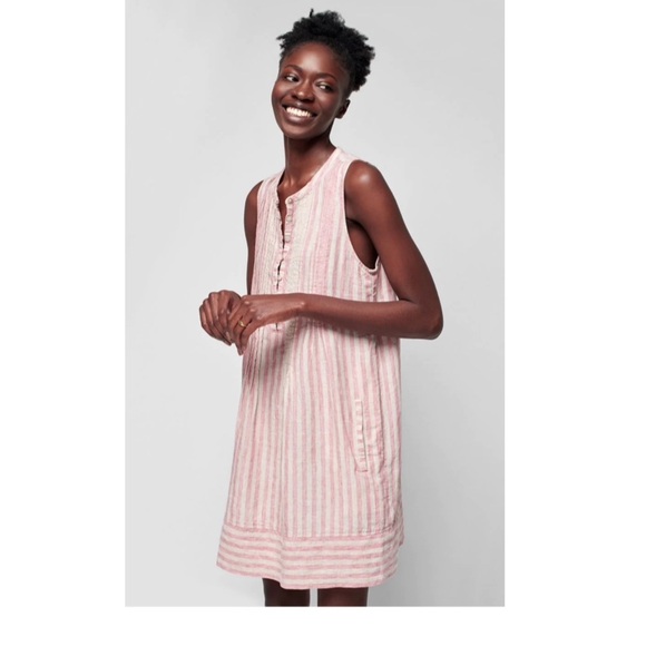 Faherty Isha Sleeveless Dress. - Picture 1 of 7